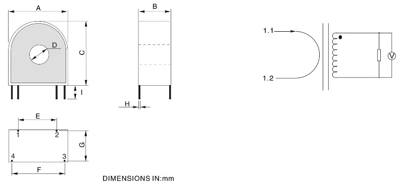 Pcb Mount Current Transformer-10 Pcb Mount Current Transformer-10